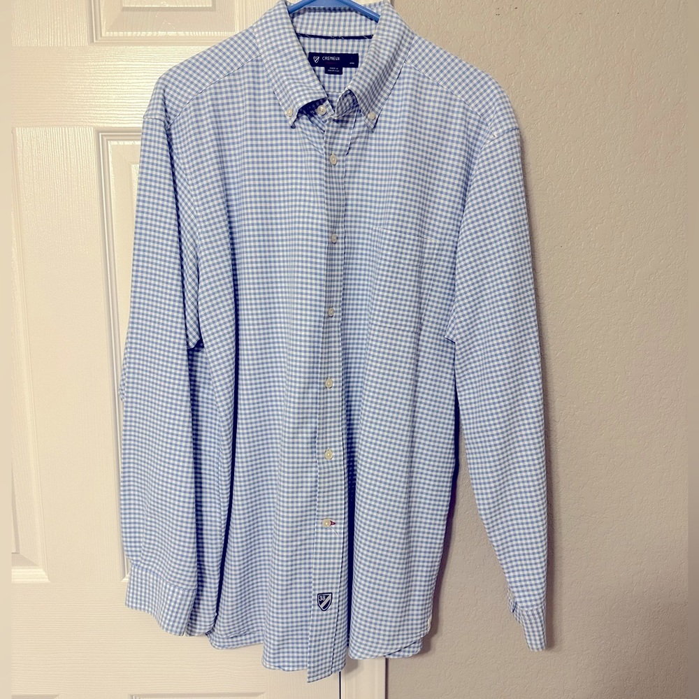 Cremieux Classics Baby Blue Color Long-Sleeve Shirt